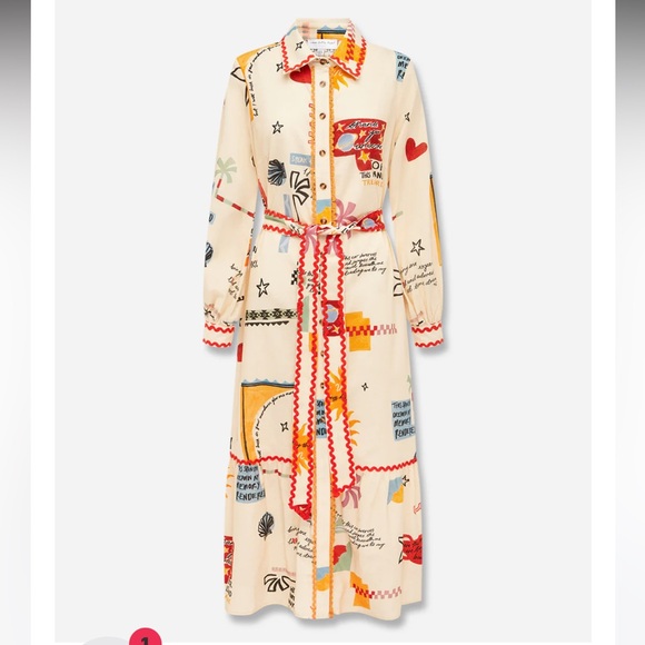 NWT Never Fully Dressed Poema Shirt Dress - Picture 11 of 11